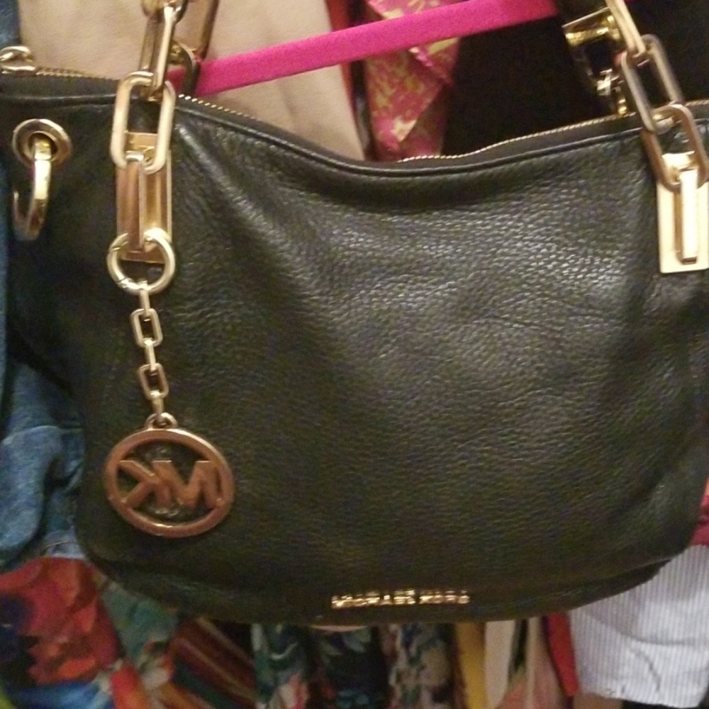 Mk black  purse small